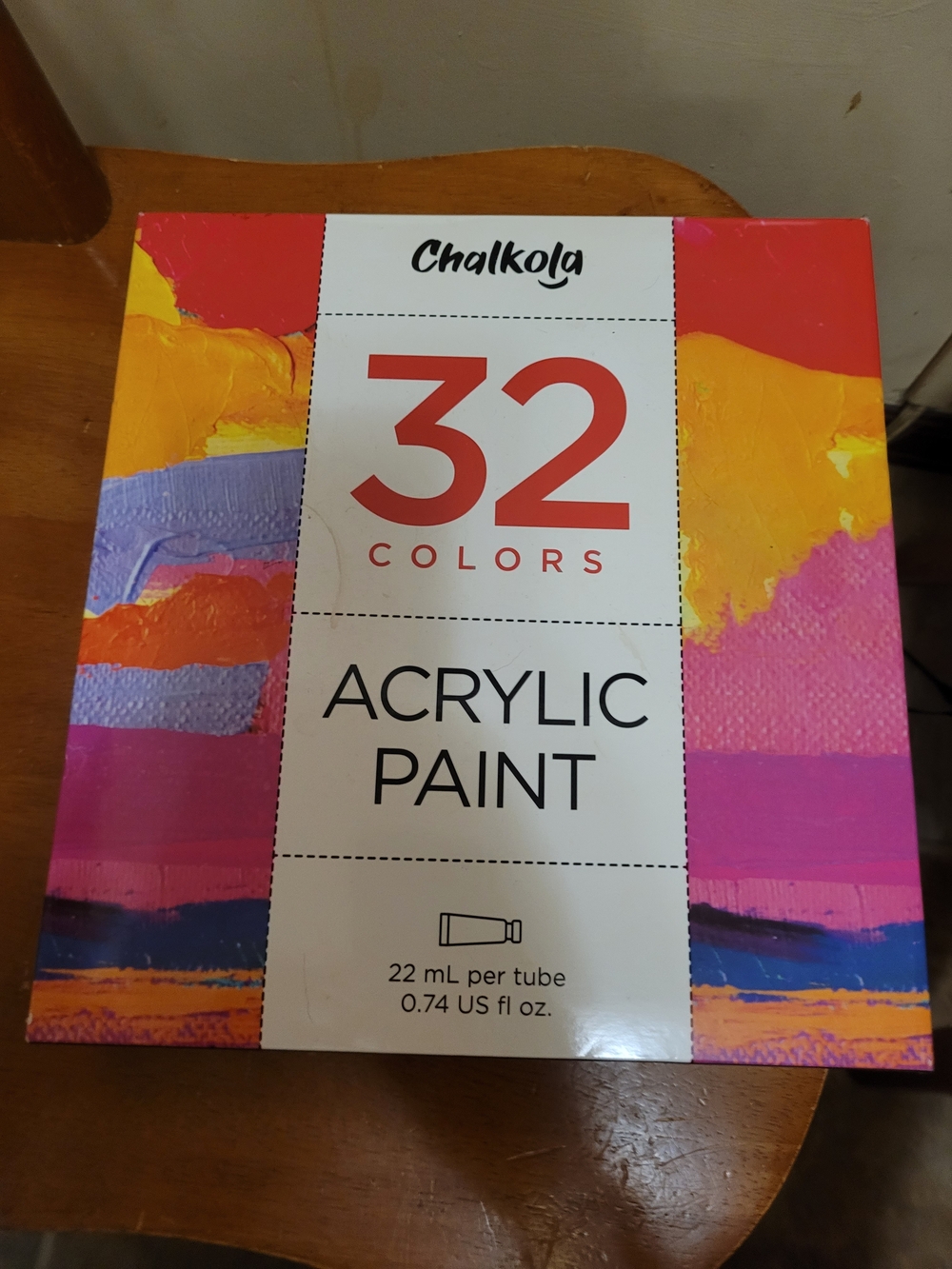 32-Color Acrylic Paint Set - Multicolor